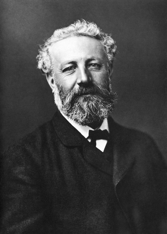 Jules Verne Portrait - By Felix Nadar - 1878 Photograph by War Is Hell Store