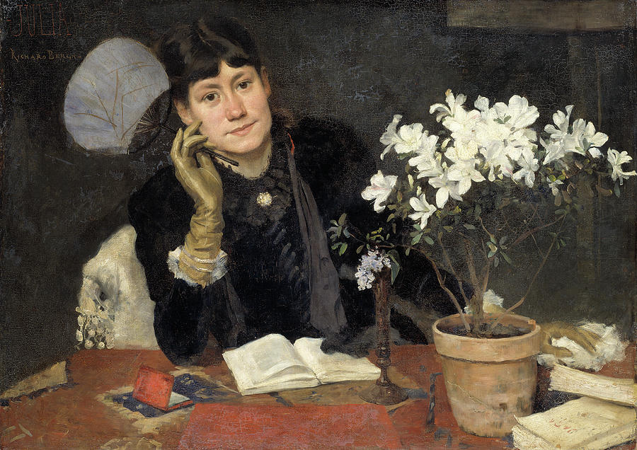 Julia Beck (1853-1935) Painting by Richard Bergh
