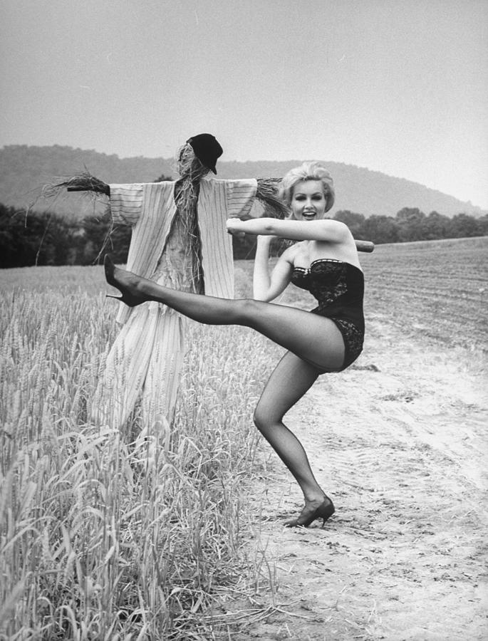 Julie Newmar Photograph by Nina Leen Julie Newmar Photograph by Nina Leen