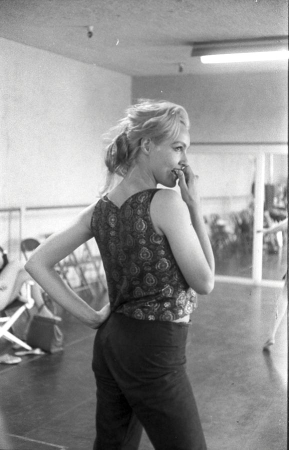 Julie Newmarbiting Her Nails In Dance Photograph by Don Ornitz - Fine ...