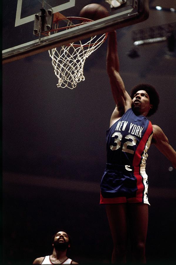 Julius Erving Dunks Photograph by Ron Koch Julius Erving Dunks Photograph by Ron Koch