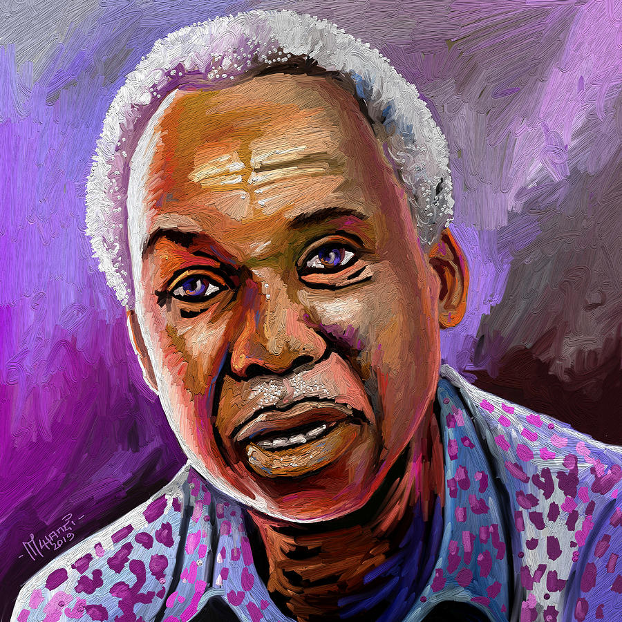 Julius Kambarage Nyerere  Painting by Anthony Mwangi