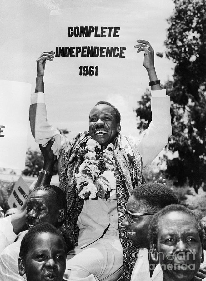Julius Nyerere Carried By Supporters Photograph by Bettmann