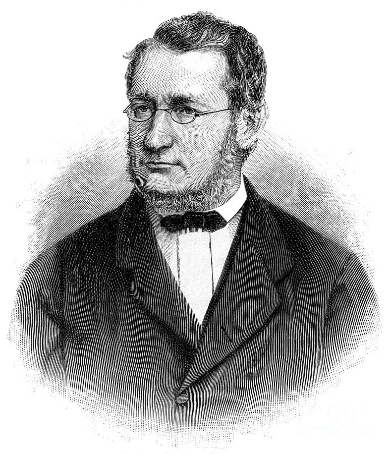 Julius Robert Von Mayer 1814-1878 Drawing by Print Collector