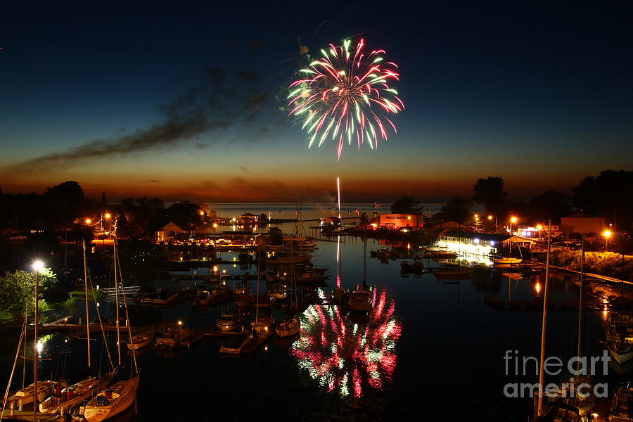 July 3rd Fireworks Photograph by Tony Lee Fine Art America