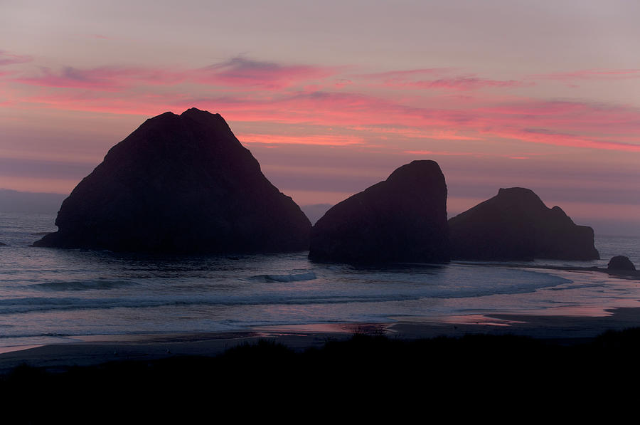 Beach Photograph - July Night on the Oregon Coast by Cinnamon Sky Photography Beach Photograph - July Night on the Oregon Coast by Cinnamon Sky Photography