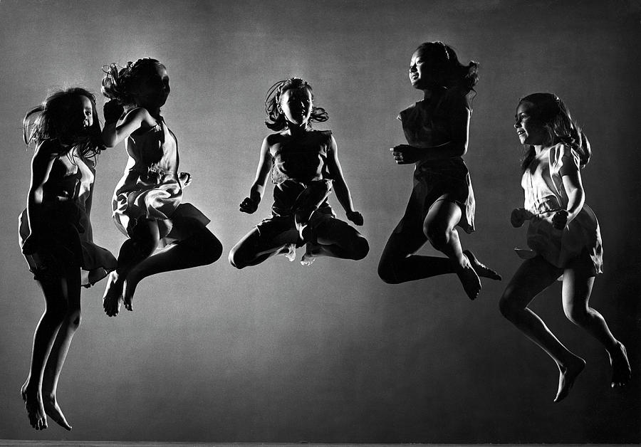 Jumping Photograph by Gjon Mili
