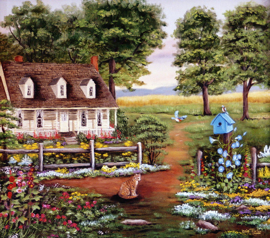 Cottage Painting - June by Arie Reinhardt Taylor