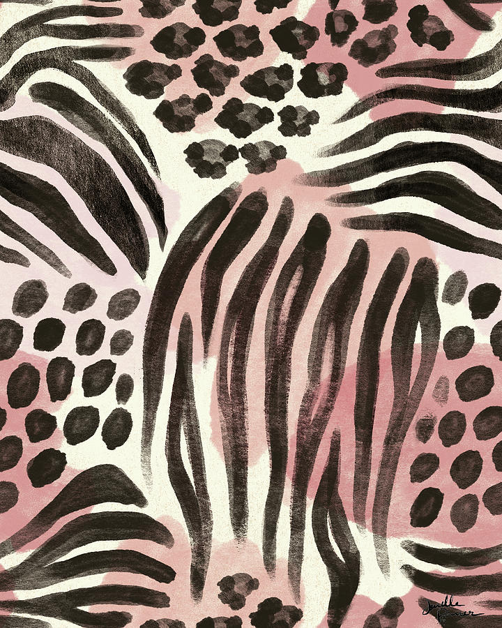 Pattern Painting - Jungle Vibes Step 05a by Janelle Penner