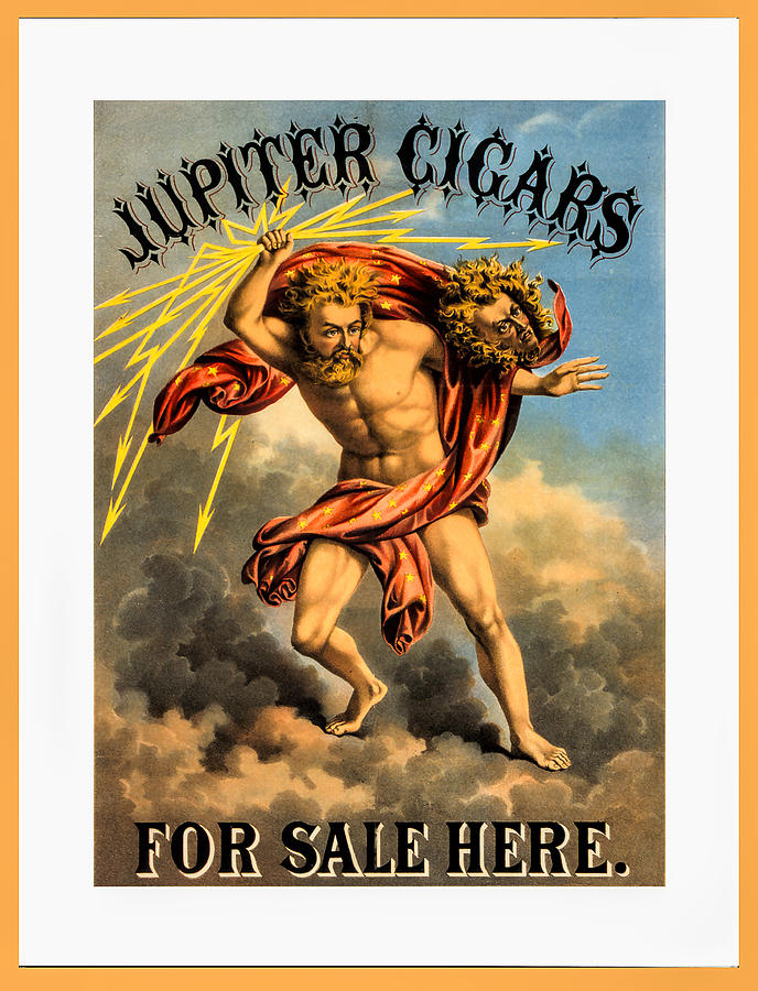Jupiter Cigars Poster by Carlos Diaz Jupiter Cigars Poster by Carlos Diaz
