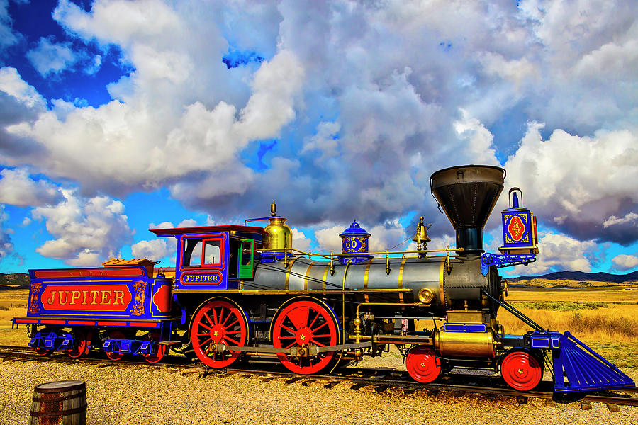 Jupiter Vintage Golden Spike Train Photograph by Garry Gay - Pixels