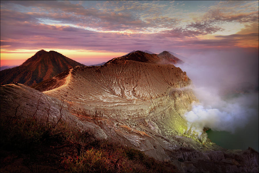 Landscape Photograph - Jupiters Sulphur Mines by Phil Green