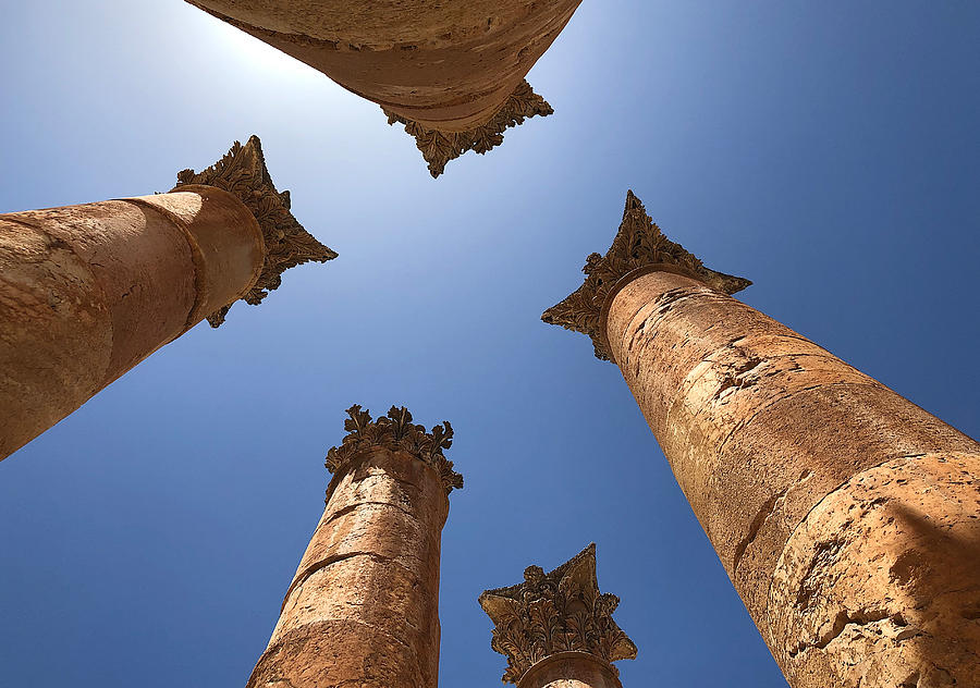 Jordan Photograph - Jurash Columns by David Resnikoff