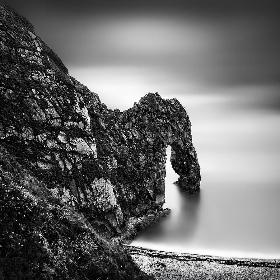 Black And White Photograph - Jurasic Coast Impressions by George Digalakis