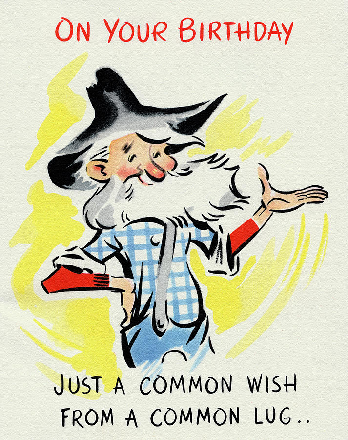 Just a Common Wish from a Common Lug Painting by Anonymous