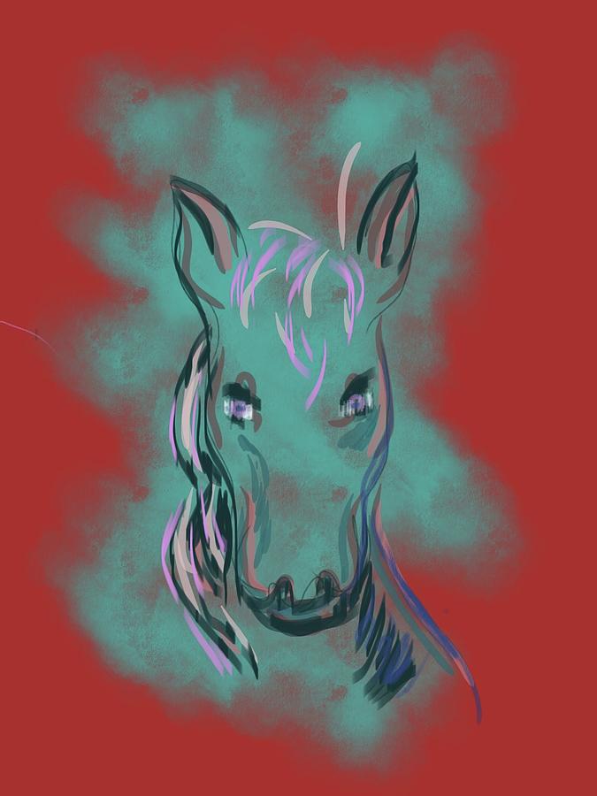 Just A Little Painted Pony Digital Art