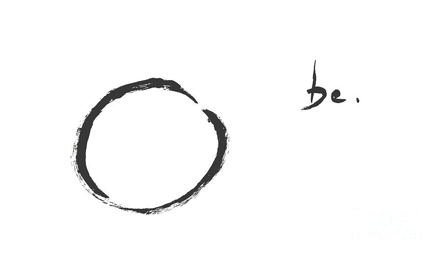 Inspiration Drawing - Just Be by Petra Heveroch Inspiration Drawing - Just Be by Petra Heveroch
