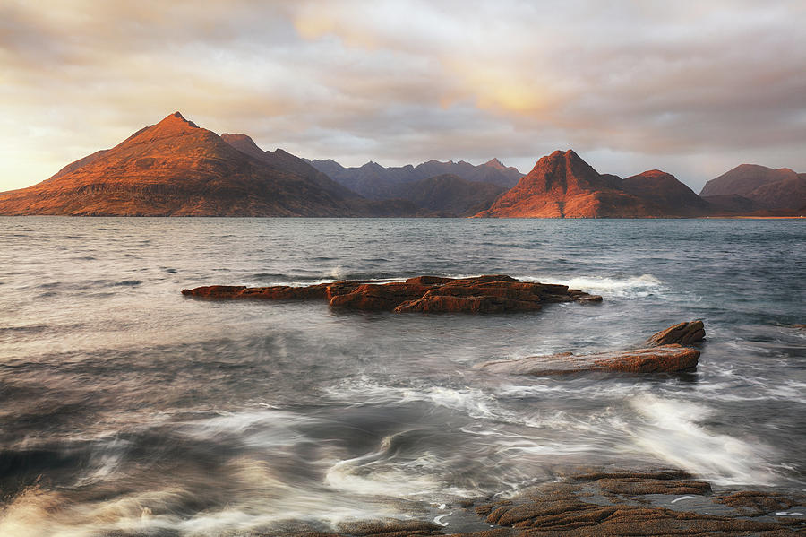Late afternoon - Elgol Photograph by Grant Glendinning