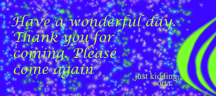 Just Kidding Digital Art by Totally WICKED District Just Kidding Digital Art by Totally WICKED District