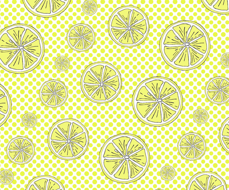 Lemon Mixed Media - Just Lemons 3 by Lightboxjournal
