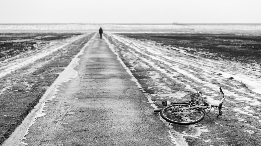Bicycle Photograph - Just One Of These Days... by Andreas Klesse