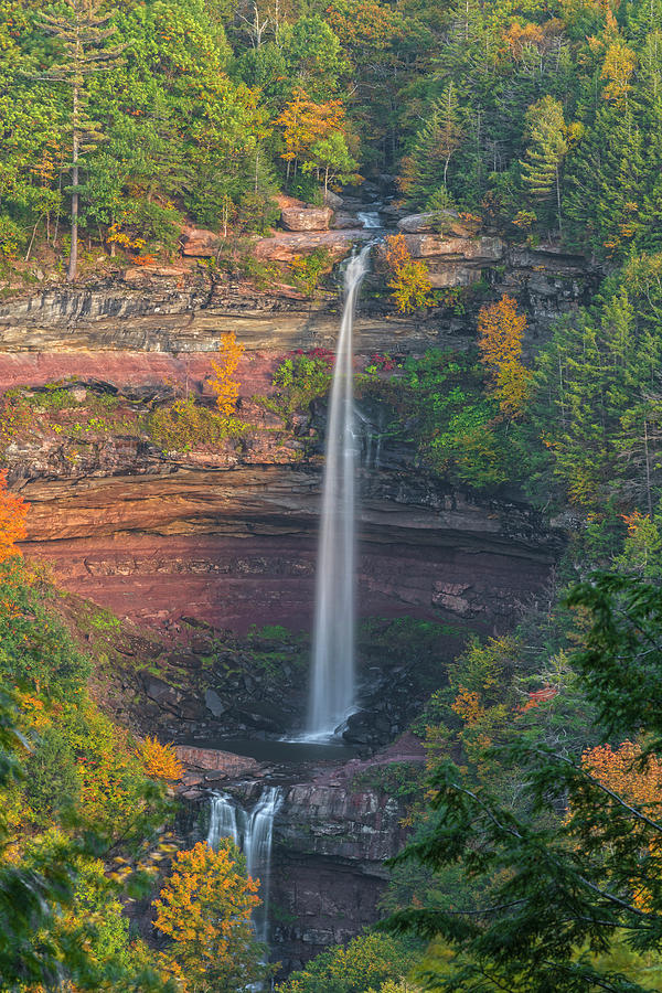 Kaaterskill Falls In Autumn Photograph by Angelo Marcialis