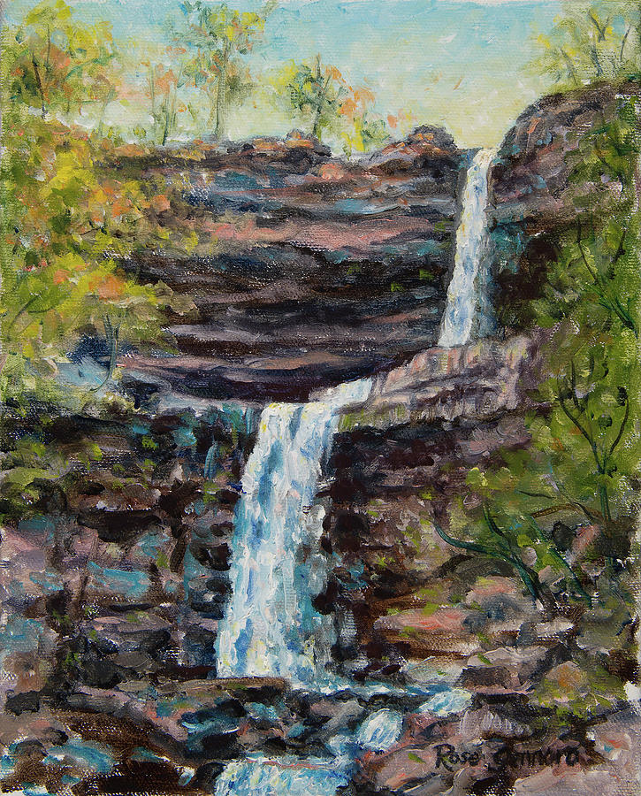 Kaaterskill Falls Painting by Rose Gennaro - Fine Art America