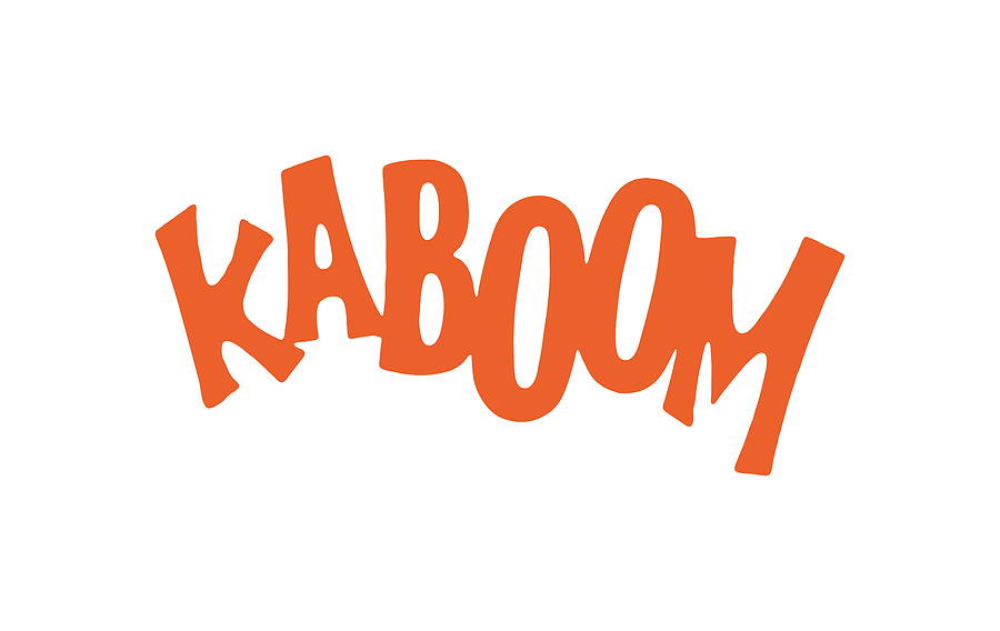 Typography Drawing - Kaboom by CSA Images