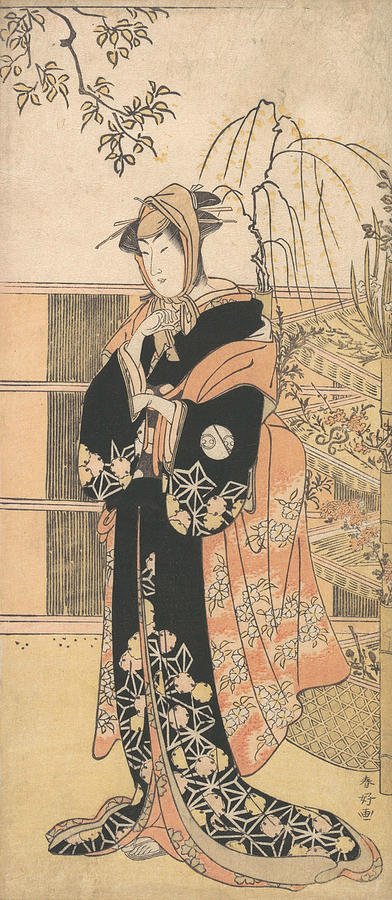 Kabuki Actor Segawa Kikunojo III in a Womans Role Relief by Katsukawa Shunko