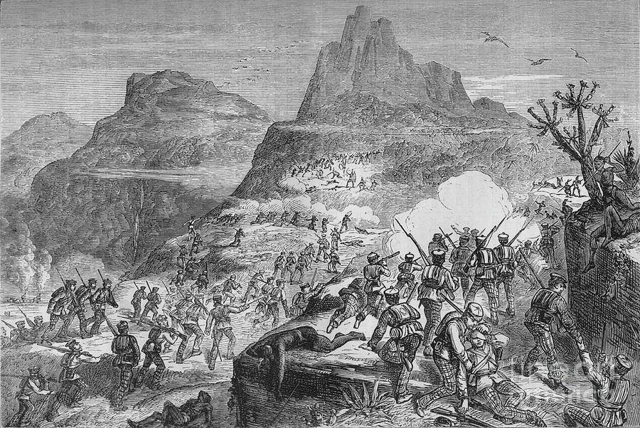 Kaffir War - Attacking A Native Position Drawing by Print Collector