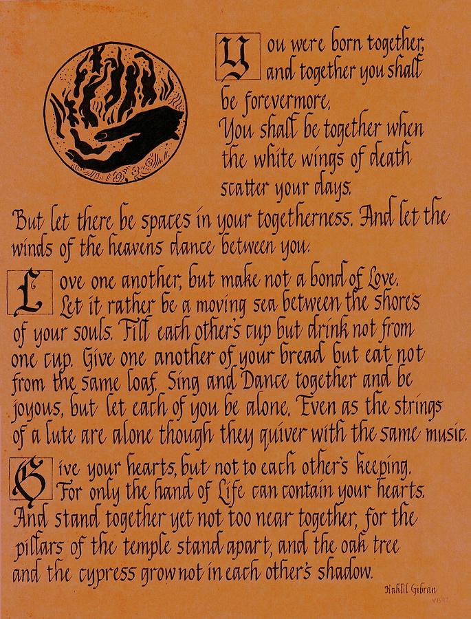 Kahlil Gibran by Valerie Bassett Kahlil Gibran by Valerie Bassett