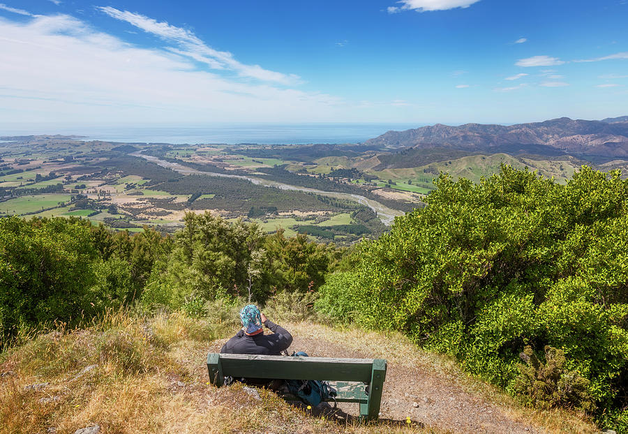 Kaikoura New Zealand Viewpoint Photograph by Joan Carroll