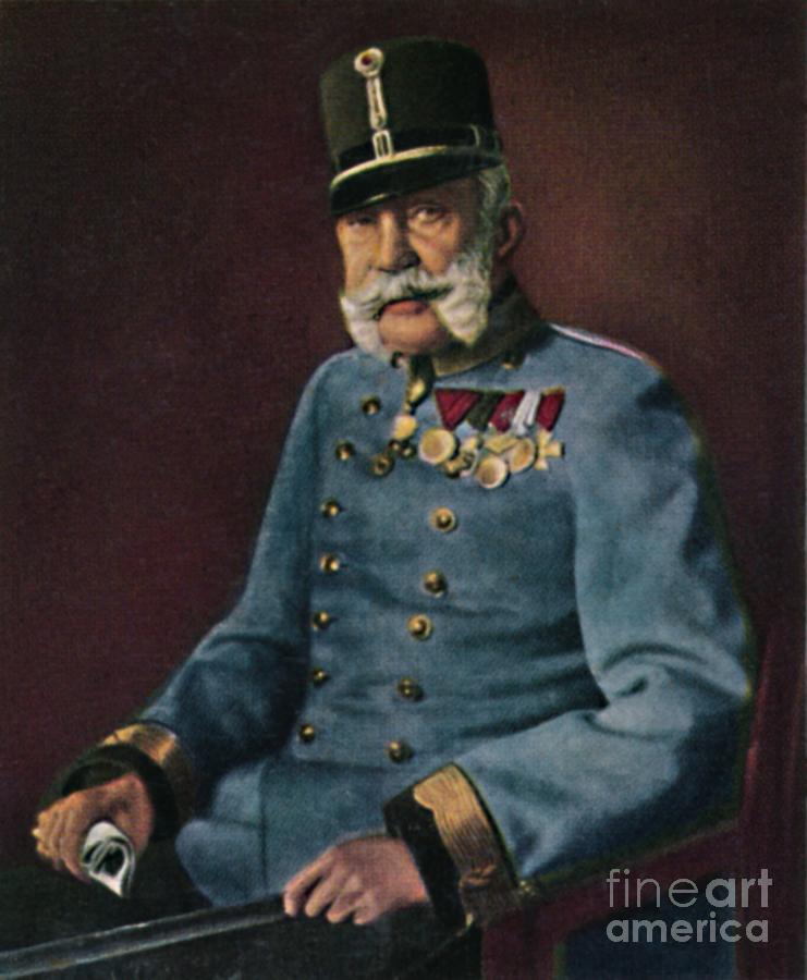 Kaiser Franz Joseph Von Osterreich Drawing by Print Collector
