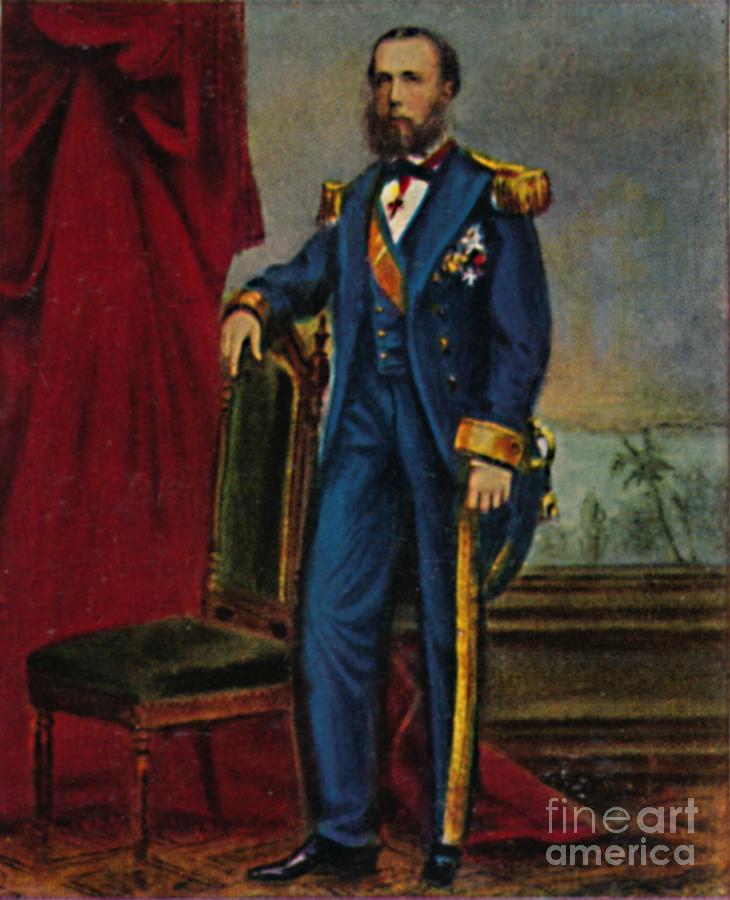 Kaiser Maximilian Von Mexiko 1832-1867 Drawing by Print Collector
