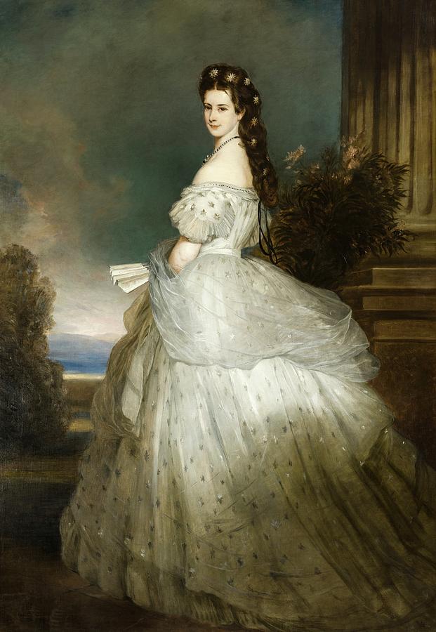 Kaiserin Elisabeth Painting by After Franz Xaver