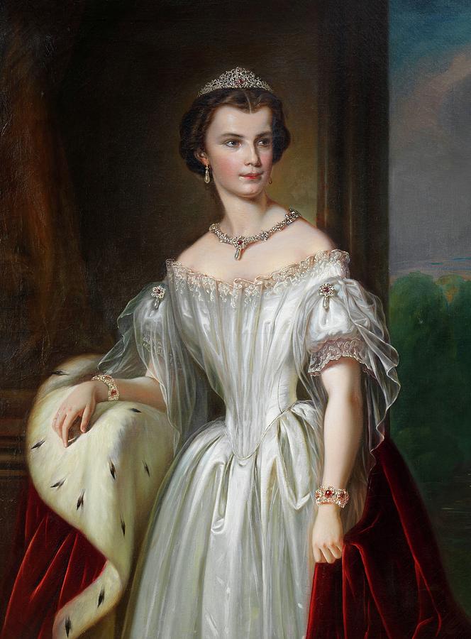 Kaiserin Elisabeth Von ?sterreich Painting By Unknown | Fine Art America