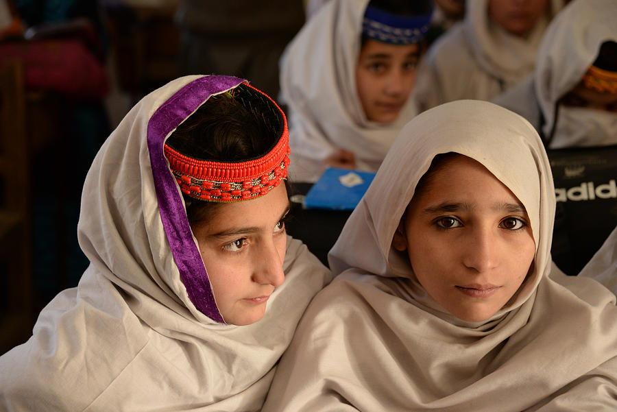 Pakistan Photograph - Kalash Students by Myriam Leplat