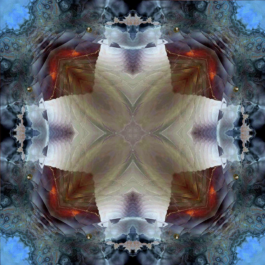 Pattern Digital Art - Kaleidoscope 4 by Natalia Rudzina