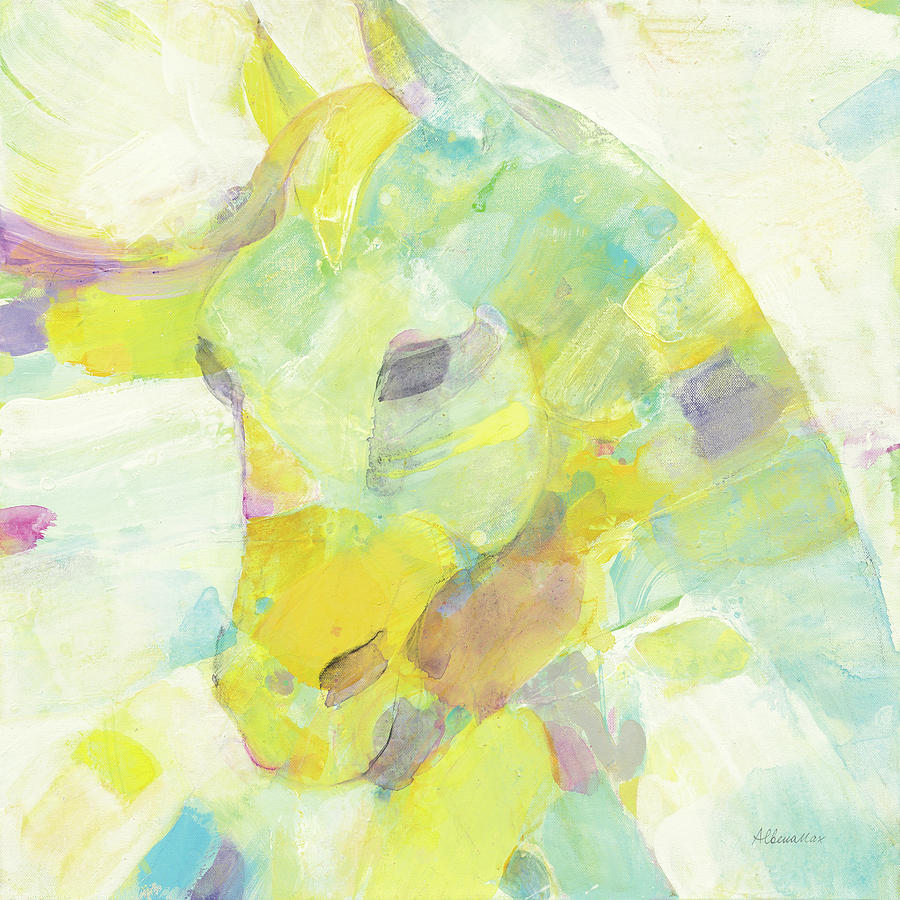 Abstract Painting - Kaleidoscope Horse IIi by Albena Hristova