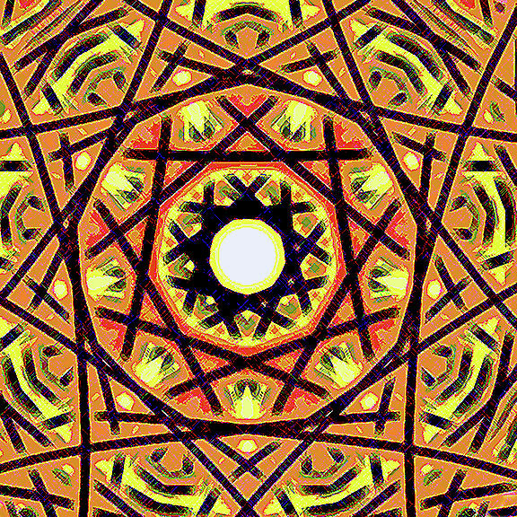 Kaleidoscope No. 7-1 Digital Art by Sandy Taylor