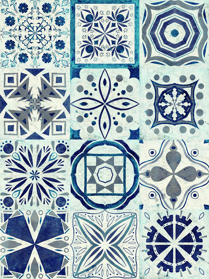 Pattern Painting - Kaleidoscope Tile IIi by Victoria Borges