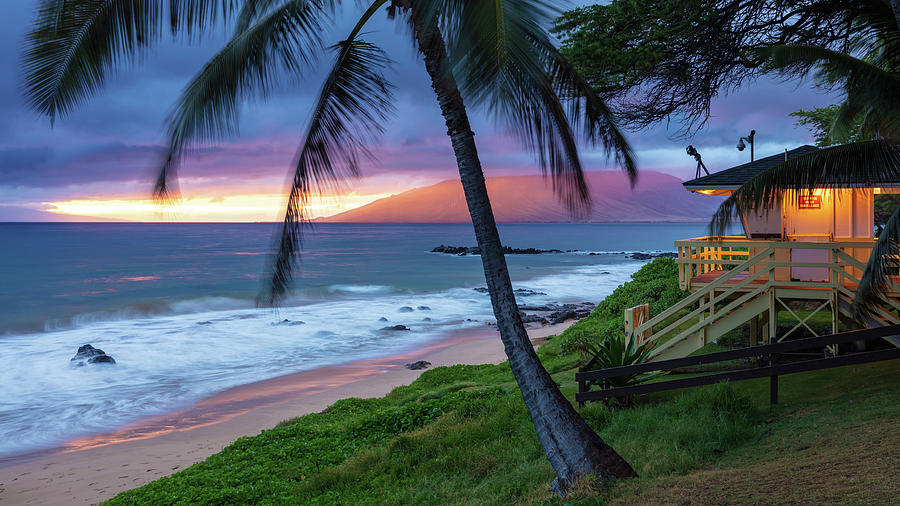Kamaole Beach Sunset Maui Photograph