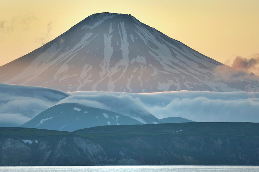 Kambalnyy Volcano, Siberia, Russia Digital Art by Andrew Stewart