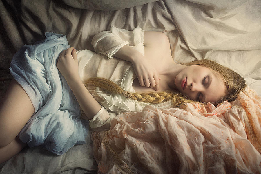 Sleep Photograph - Kamila by Pawe? Szamreta