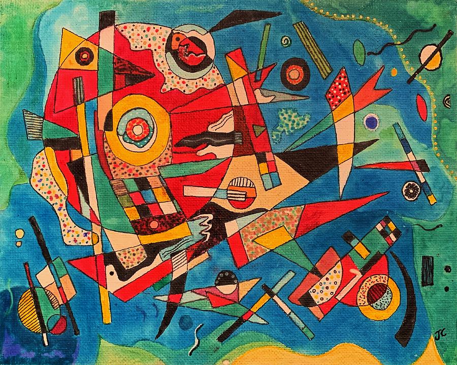 Kandinsky # 12 Painting by John Cunnane - Fine Art America