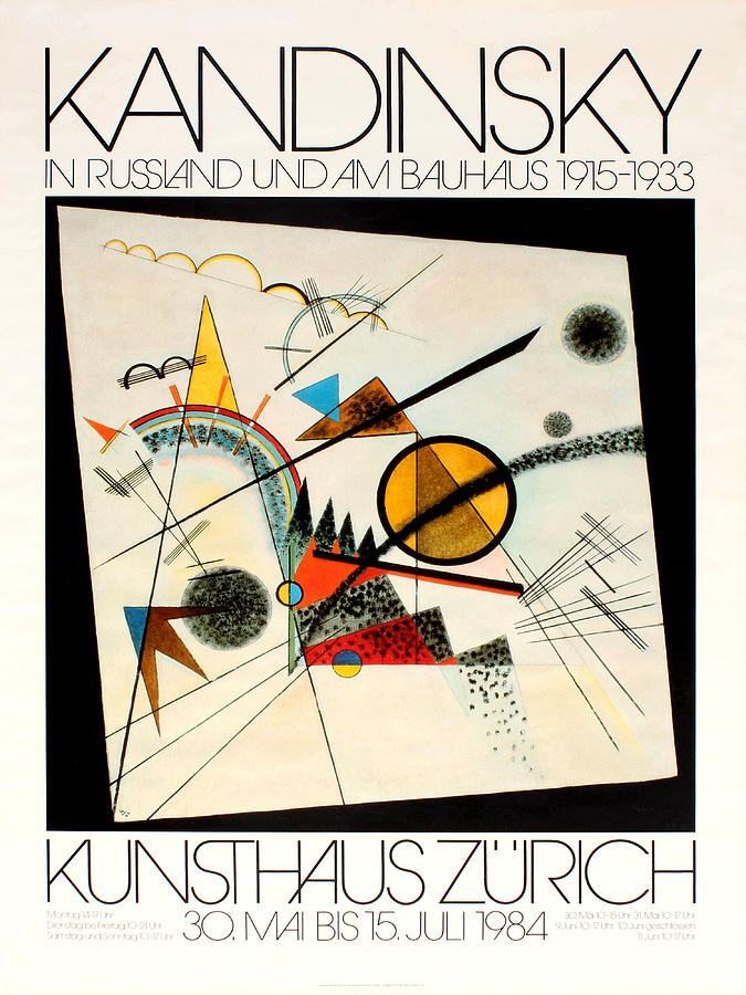 Kandinsky Exhibition 1984 Photograph by Andrew Fare