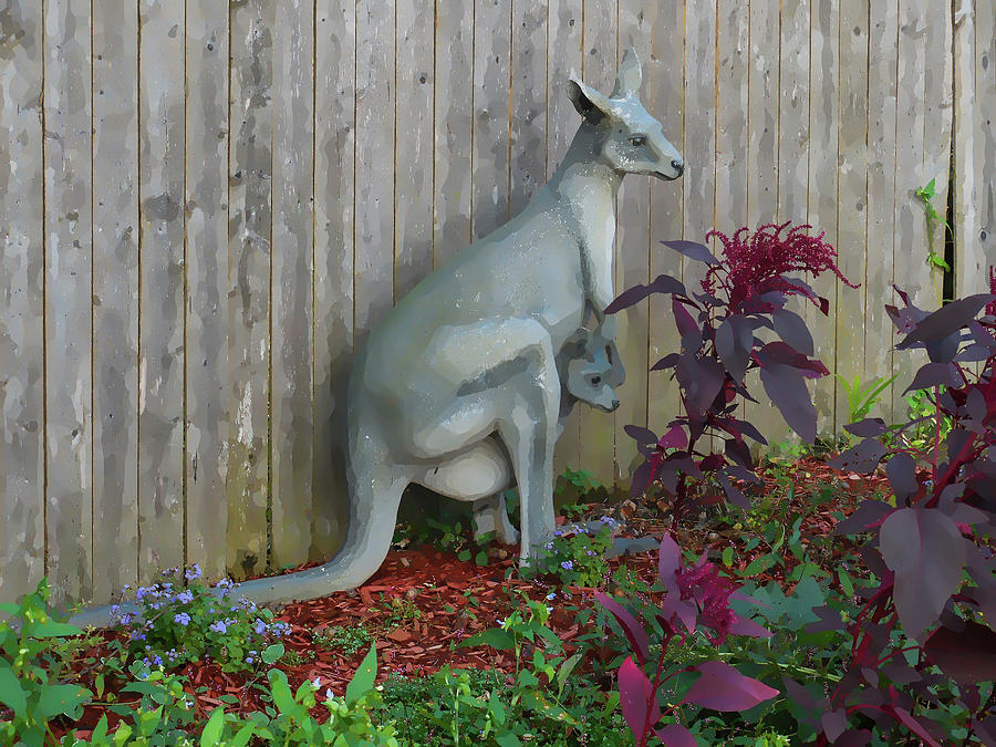 Kangaroo sculpture 4 Sculpture by Jeelan Clark