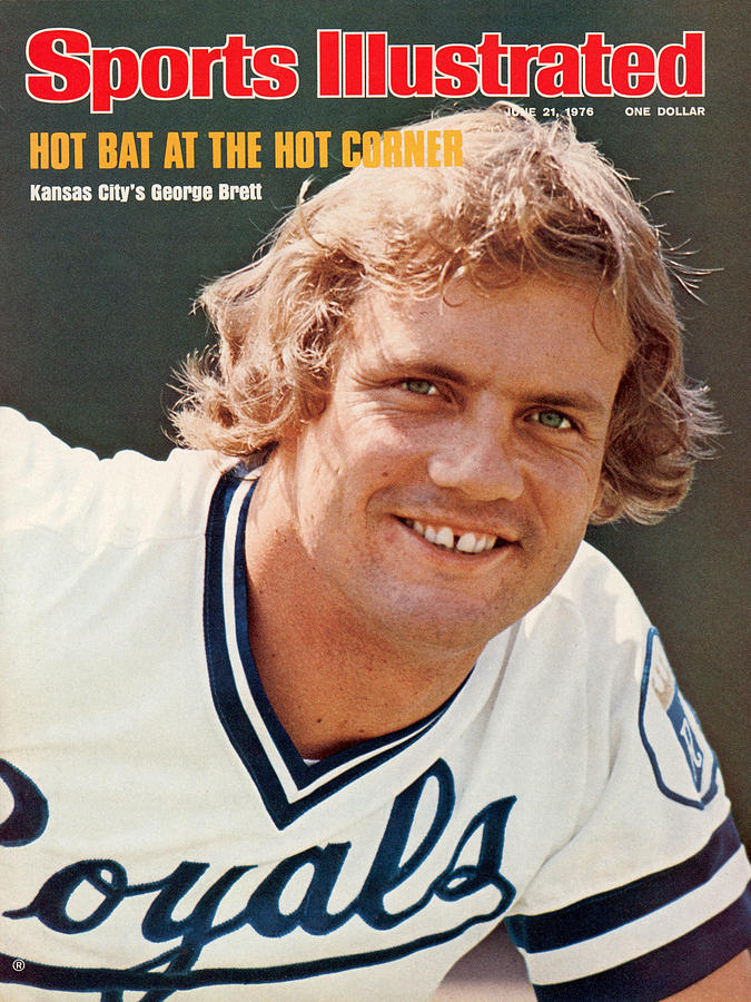 Kansas City Royals George Brett Sports Illustrated Cover Photograph by Sports Illustrated