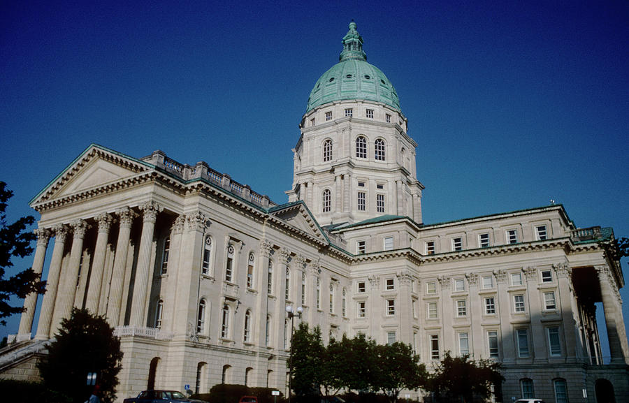 Kansas State Capitol, Topeka, Kansas - KANS505 00203 Photograph by ...