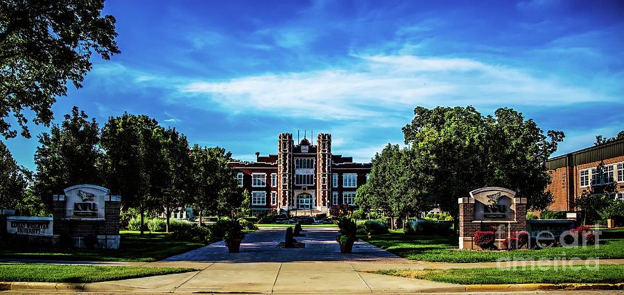 Kansas Wesleyan Campus Photograph by Jon Burch Photography